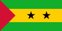 Demokratische Republik São Tomé und Príncipe - Flagge